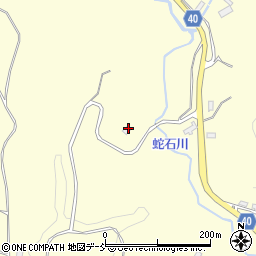 福島県郡山市中田町黒木（落合）周辺の地図
