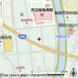 石川県輪島市山岸町に周辺の地図
