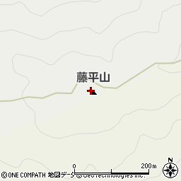 藤平山周辺の地図