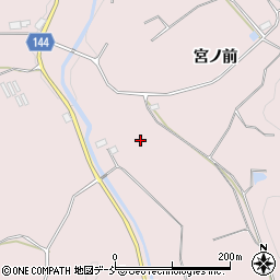 福島県田村郡三春町過足周辺の地図