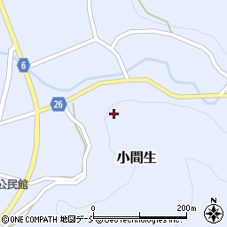 石川県能登町（鳳珠郡）小間生（ノ）周辺の地図