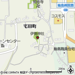 伊勢神社周辺の地図