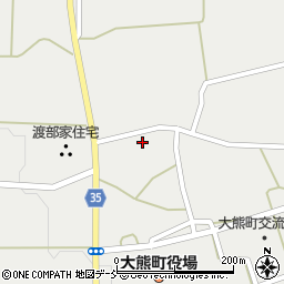 大熊町商工会　大川原連絡事務所周辺の地図