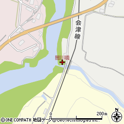 闇川橋周辺の地図