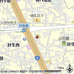 福島県郡山市大槻町針生141周辺の地図