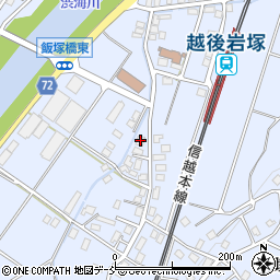 新潟県長岡市飯塚1168周辺の地図