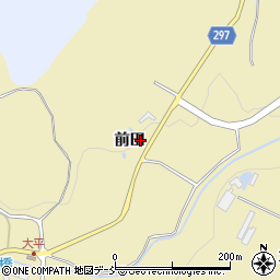 福島県郡山市大平町（前田）周辺の地図