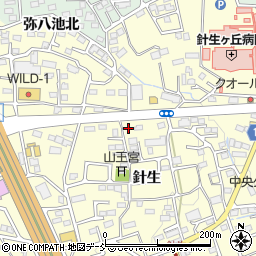 福島県郡山市大槻町針生51周辺の地図