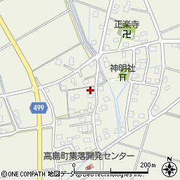 新潟県長岡市高島町446周辺の地図