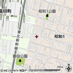 福島県郡山市昭和1丁目11-2周辺の地図