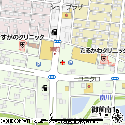 元気寿司郡山大槻店周辺の地図