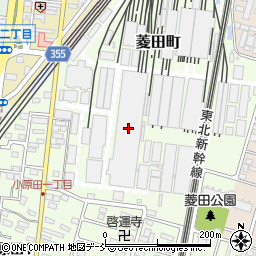 東日本旅客鉄道郡山総合車両センター周辺の地図