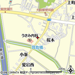 福島県郡山市大槻町三角田59-1周辺の地図