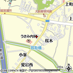 福島県郡山市大槻町三角田59-3周辺の地図