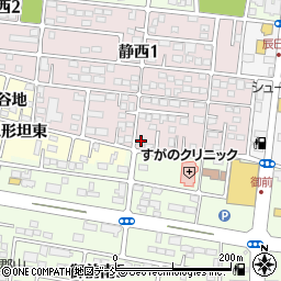 福島県郡山市静西1丁目108周辺の地図