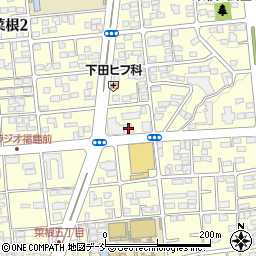 福島銀行菜根 ＡＴＭ周辺の地図