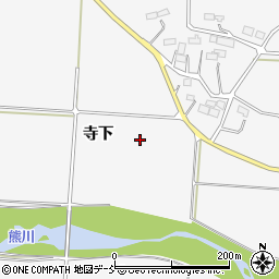 福島県大熊町（双葉郡）熊川（寺下）周辺の地図