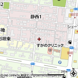 福島県郡山市静西1丁目102周辺の地図