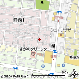 福島県郡山市静西1丁目61周辺の地図