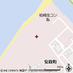 新潟県柏崎市安政町周辺の地図