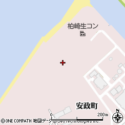 新潟県柏崎市安政町周辺の地図