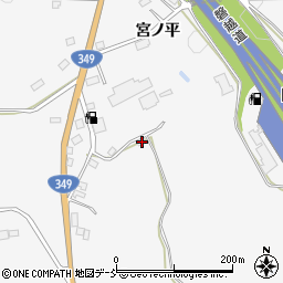 福島県田村市船引町門沢宮ノ平185周辺の地図