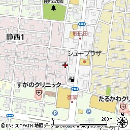 福島県郡山市静西1丁目46周辺の地図