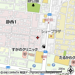 福島県郡山市静西1丁目70周辺の地図