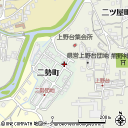 石川県輪島市二勢町周辺の地図
