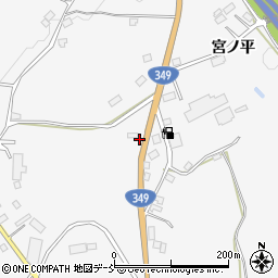 福島県田村市船引町門沢宮ノ平194周辺の地図