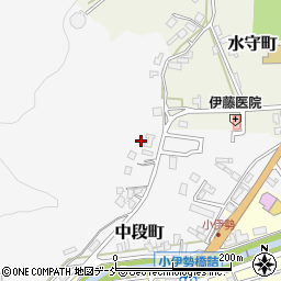 石川県輪島市中段町机高周辺の地図