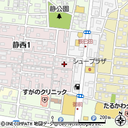 福島県郡山市静西1丁目38周辺の地図