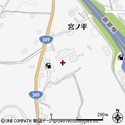 福島県田村市船引町門沢宮ノ平182周辺の地図