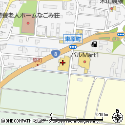 新潟県柏崎市東原町周辺の地図