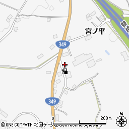 福島県田村市船引町門沢宮ノ平176周辺の地図