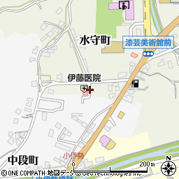 石川県輪島市水守町中ノ瀬周辺の地図