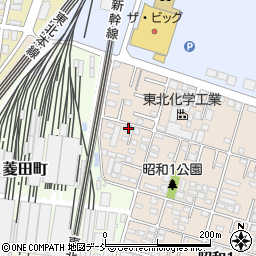 福島県郡山市昭和1丁目6-5周辺の地図