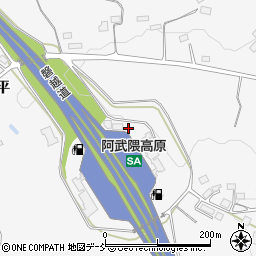 福島県田村市船引町門沢中作田周辺の地図