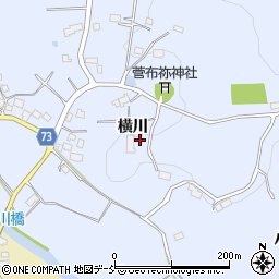 福島県郡山市横川町横川周辺の地図