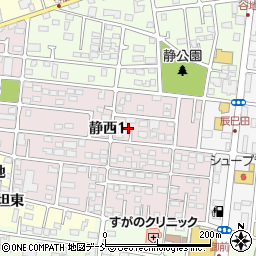 福島県郡山市静西1丁目152周辺の地図