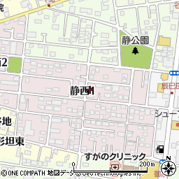 福島県郡山市静西1丁目156周辺の地図