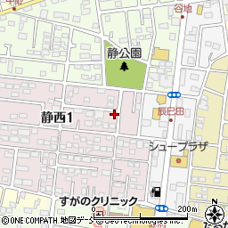 福島県郡山市静西1丁目142周辺の地図