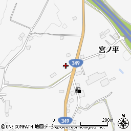 福島県田村市船引町門沢宮ノ平204周辺の地図