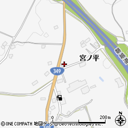 福島県田村市船引町門沢宮ノ平206周辺の地図