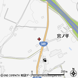 福島県田村市船引町門沢宮ノ平205周辺の地図