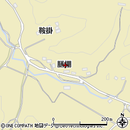 福島県田村市船引町芦沢膳棚周辺の地図