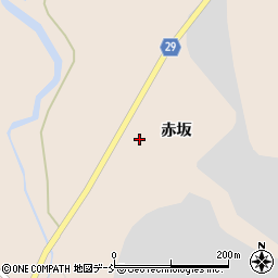 福島県郡山市逢瀬町多田野（赤坂）周辺の地図