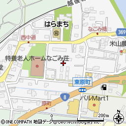 新潟県柏崎市原町周辺の地図