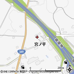 福島県田村市船引町門沢宮ノ平146周辺の地図