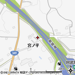 福島県田村市船引町門沢宮ノ平145周辺の地図